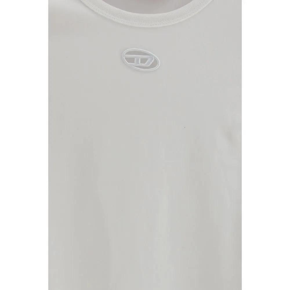 Diesel White Cotton T-Shirt by Diesel