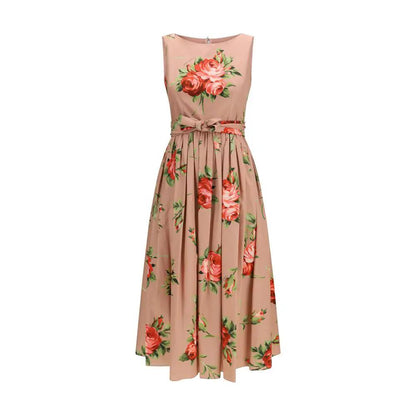 Dolce & Gabbana Multicolor Cotton Casual Dress by Dolce & Gabbana
