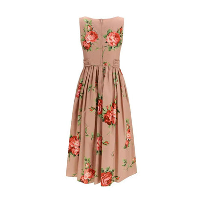 Dolce & Gabbana Multicolor Cotton Casual Dress by Dolce & Gabbana