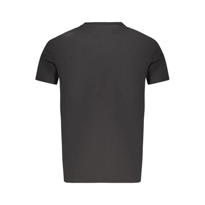 Tommy Hilfiger Black Cotton Men T-Shirt by Tommy Hilfiger