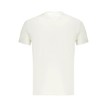 Tommy Hilfiger White Cotton Men T-Shirt by Tommy Hilfiger