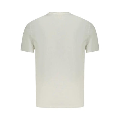 Calvin Klein White Cotton Men T-Shirt by Calvin Klein