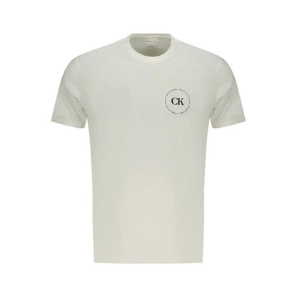 Calvin Klein Bianco Cotton Men T-Shirt by Calvin Klein