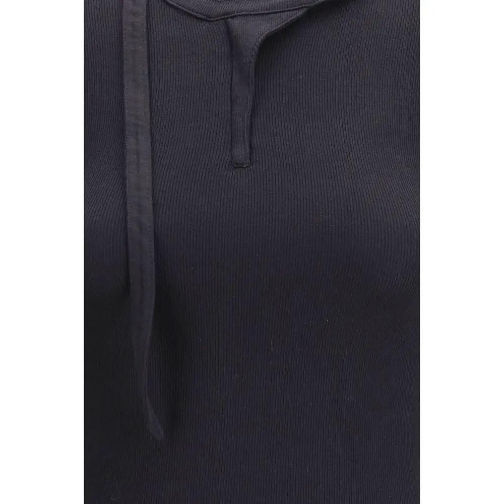 Diesel Black Cotton Long Sleeve T-Shirt by Diesel