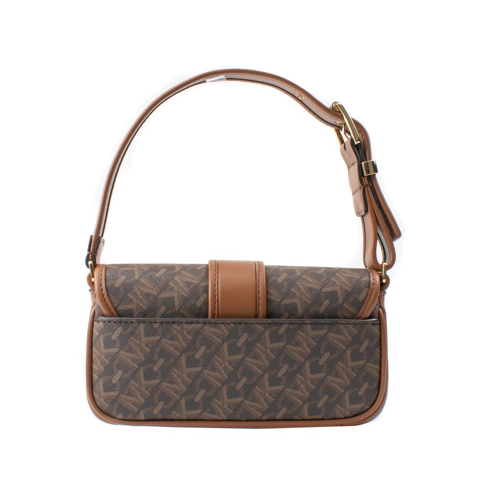 Michael Kors Sac Bandoulière Marron En Toile Canvas Pour Femme