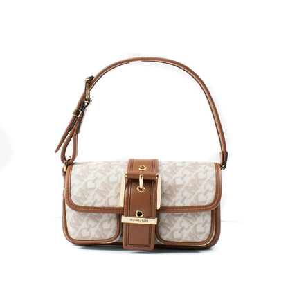 Sac Bandouliere Beige Michael Kors En Toile Pour Femme