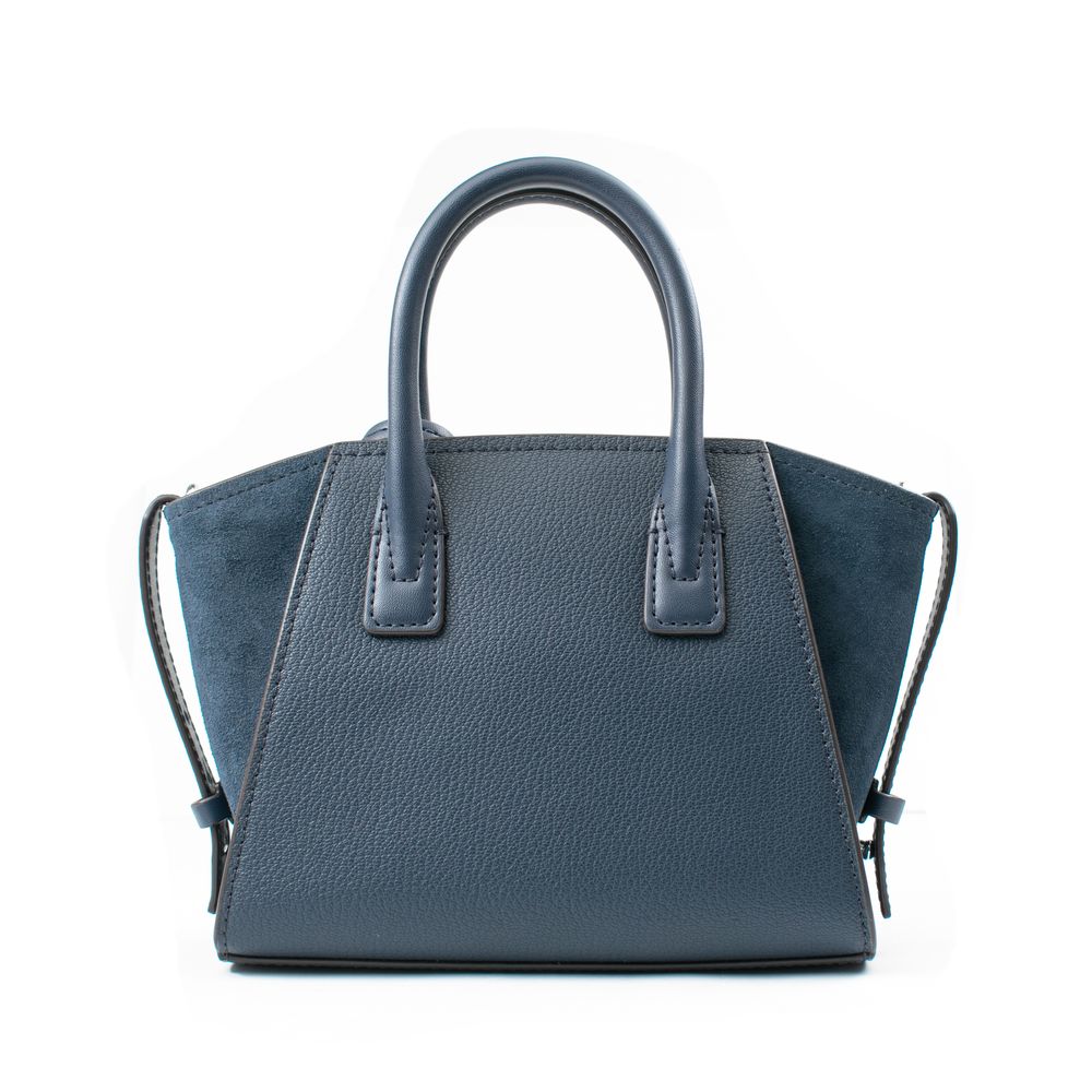 Michael Kors Sac À Main En Toile Bleue Pour Femme 19X16X9CM