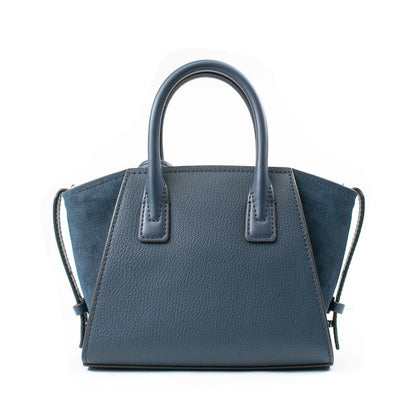 Michael Kors Sac À Main En Toile Bleue Pour Femme 19X16X9CM