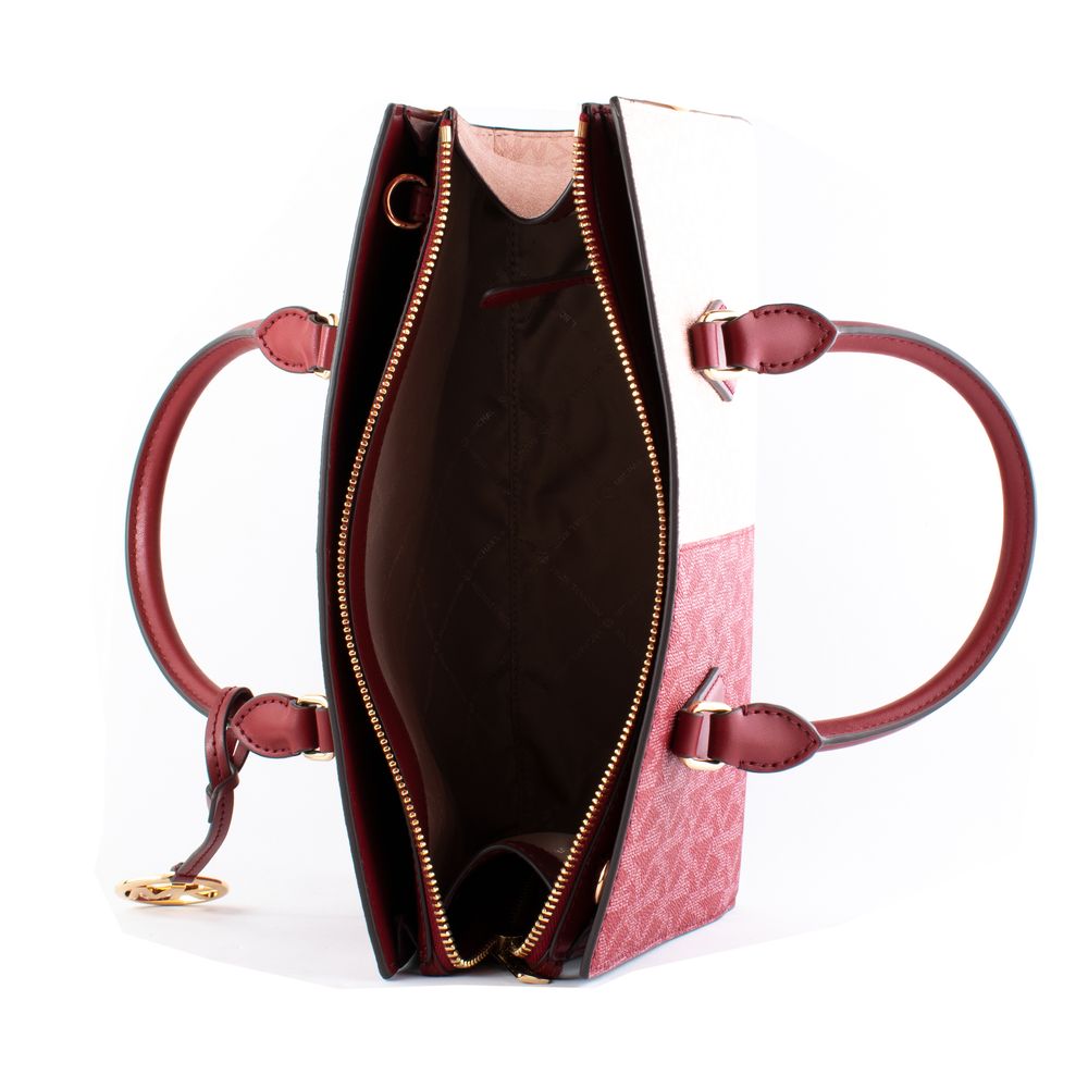 Sac À Main Multicolore Michael Kors En Toile Rose Pour Femme