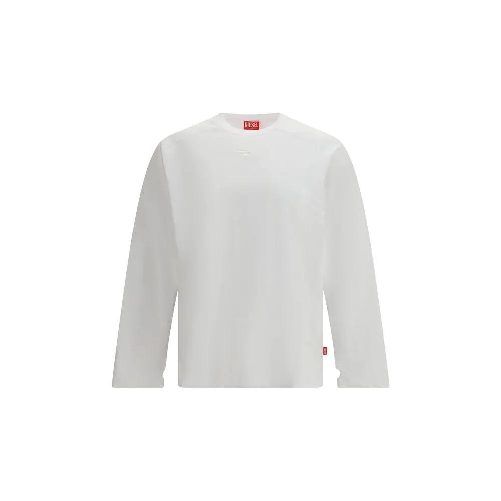 Diesel White Cotton Sportswear by Diesel