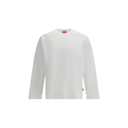 Diesel White Cotton Sportswear by Diesel