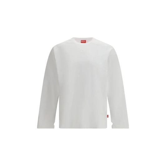 Diesel White Cotton Sportswear by Diesel