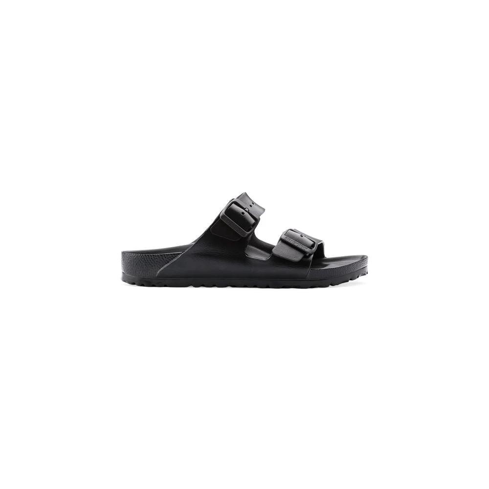 Birkenstock Black Polyester Flat Sandals by Birkenstock