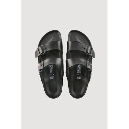 Birkenstock Black Polyester Flat Sandals by Birkenstock