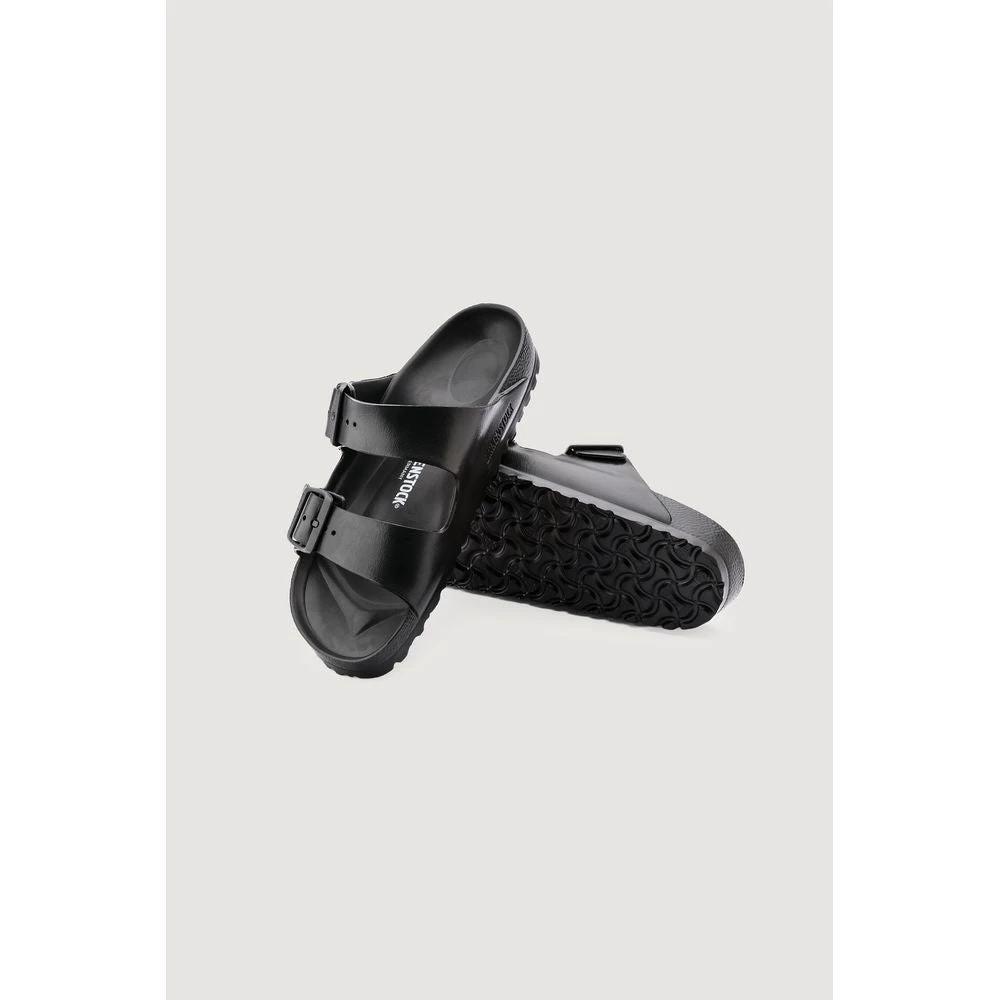 Birkenstock Black Polyester Flat Sandals by Birkenstock