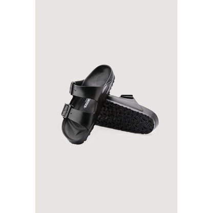 Birkenstock Black Polyester Flat Sandals by Birkenstock