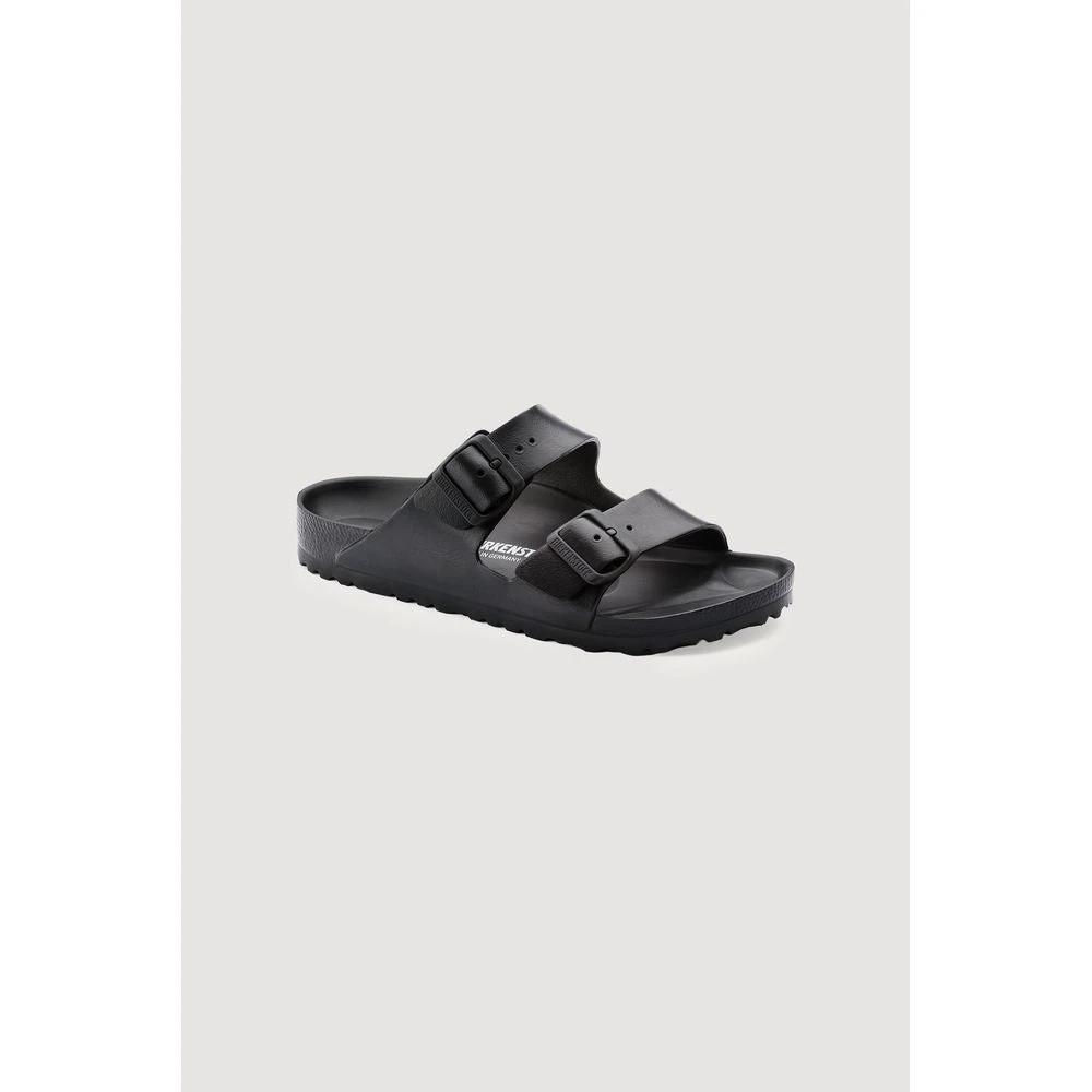Birkenstock Black Polyester Flat Sandals by Birkenstock