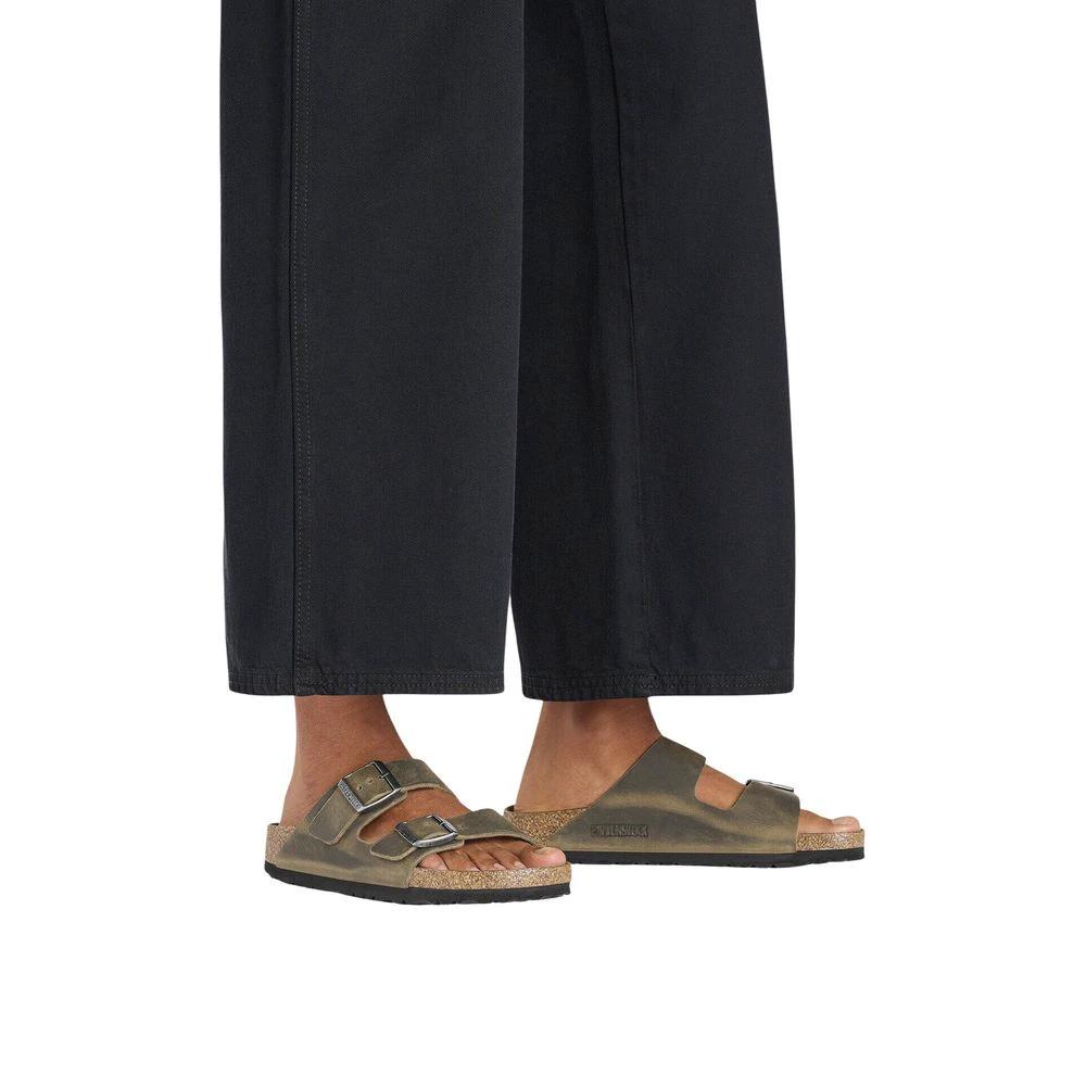 Birkenstock Bicolor Leather Flat Sandals by Birkenstock