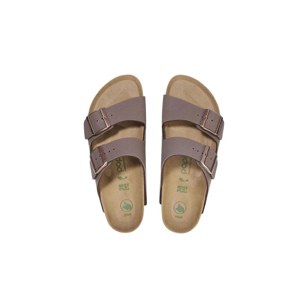 Birkenstock Brown Synthetic Platform Sandals by Birkenstock