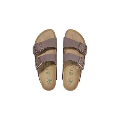 Birkenstock Brown Synthetic Platform Sandals by Birkenstock