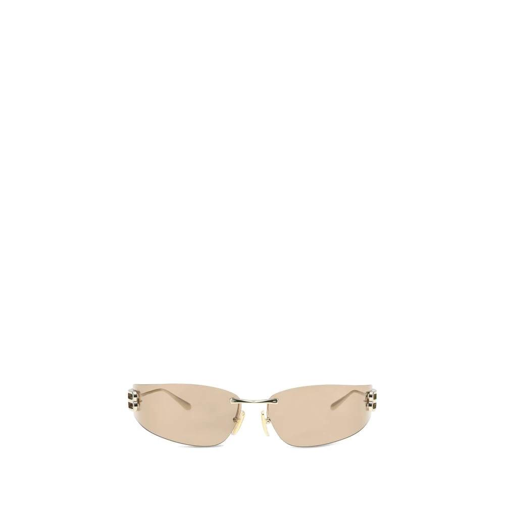 Balenciaga Gold Metal Sunglasses by Balenciaga