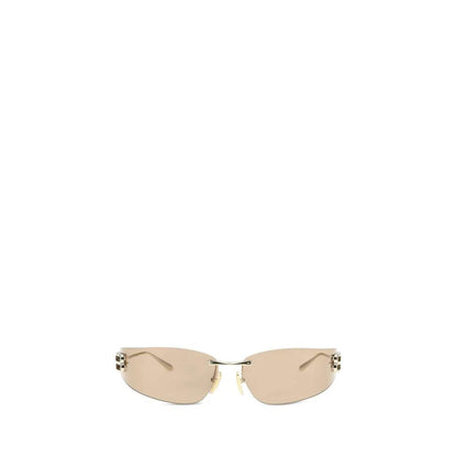Balenciaga Gold Metal Sunglasses by Balenciaga