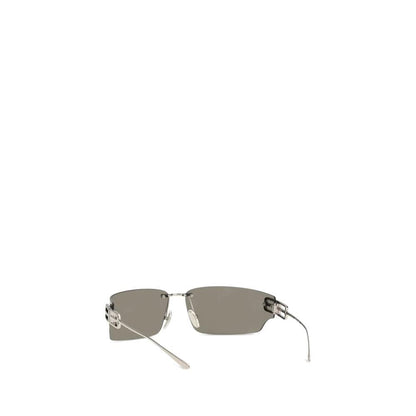 Balenciaga Silver Metal Sunglasses by Balenciaga