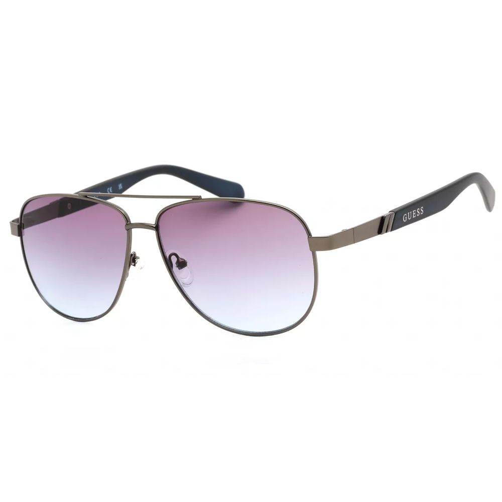 Lunettes De Soleil Guess Homme Métal Gris Dégradé Bleu