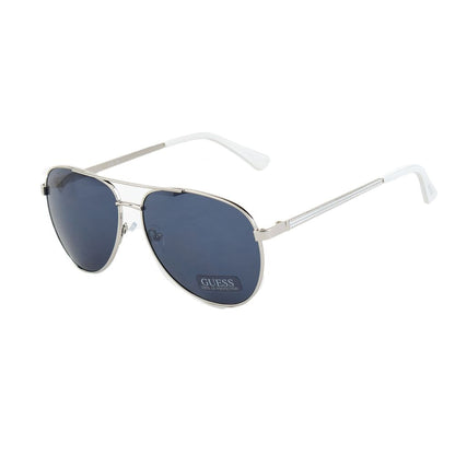 Guess Lunettes de Soleil Gris Métal Homme GF025110A