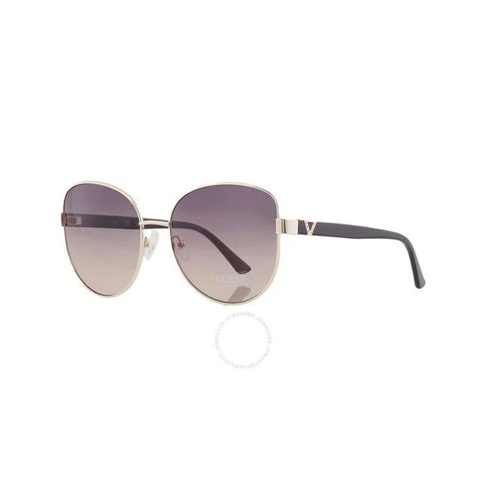 Lunettes De Soleil Guess Femme Métal Doré Dégradé Violet