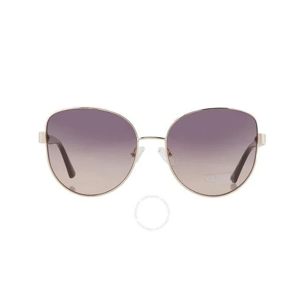 Lunettes De Soleil Guess Femme Métal Doré Dégradé Violet