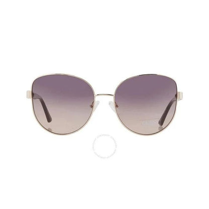 Lunettes De Soleil Guess Femme Métal Doré Dégradé Violet