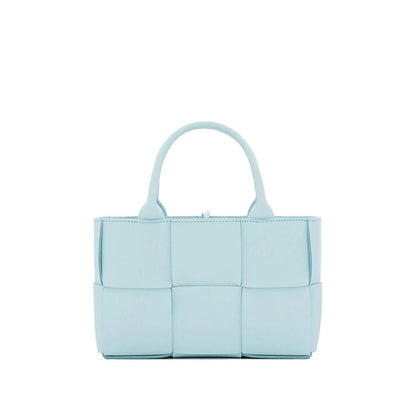 Bottega Veneta Blue Lamb Leather Tote Bag by Bottega Veneta