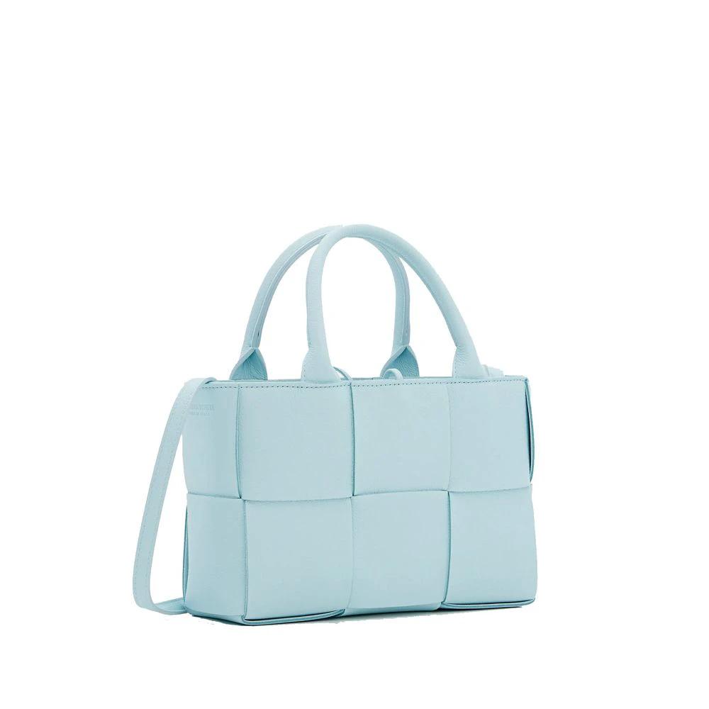 Bottega Veneta Blue Lamb Leather Tote Bag by Bottega Veneta