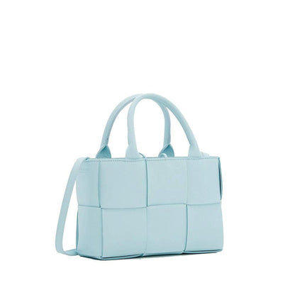 Bottega Veneta Blue Lamb Leather Tote Bag by Bottega Veneta