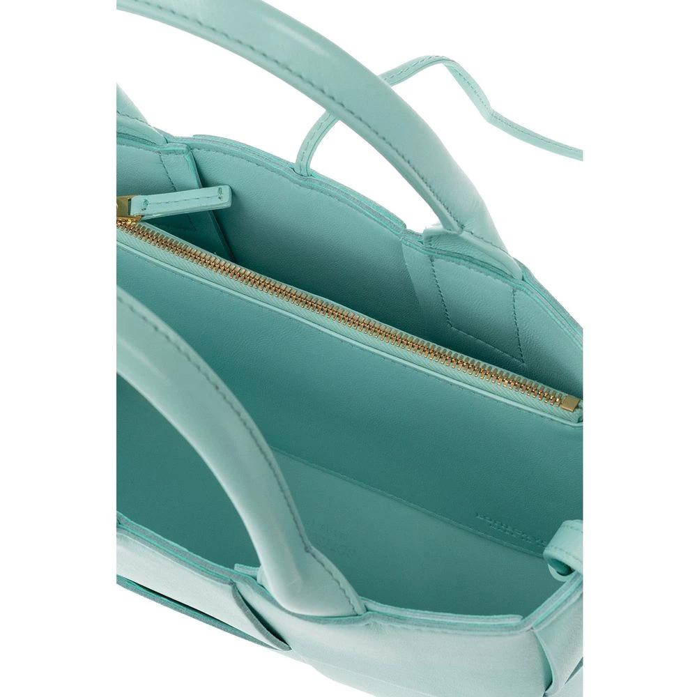 Bottega Veneta Blue Lamb Leather Tote Bag by Bottega Veneta