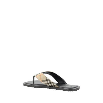Burberry Multicolor Polyamide Flip-Flop Sandals by Burberry