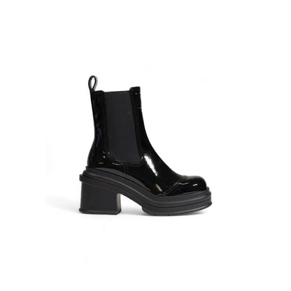 Armani Exchange Black Polyester Ankle Boots by Armani Exchange