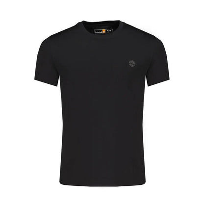 Timberland Black Cotton Men T-Shirt by Timberland