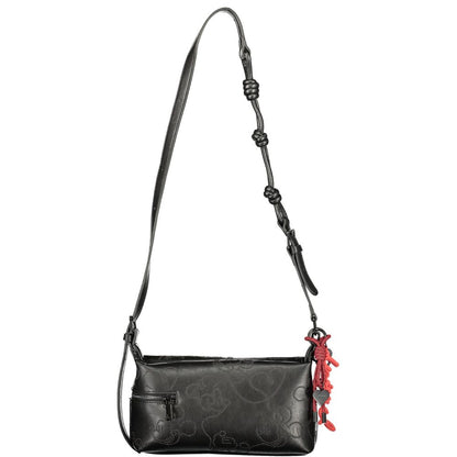 Sac à main Desigual femme Mickey Lines Huntington en polyuréthane noir – DE-43319