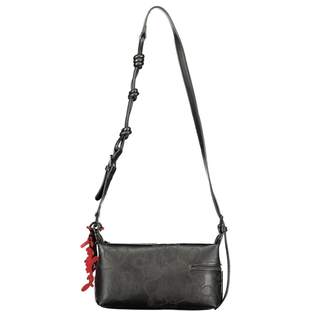 Sac à main Desigual femme Mickey Lines Huntington en polyuréthane noir – DE-43319