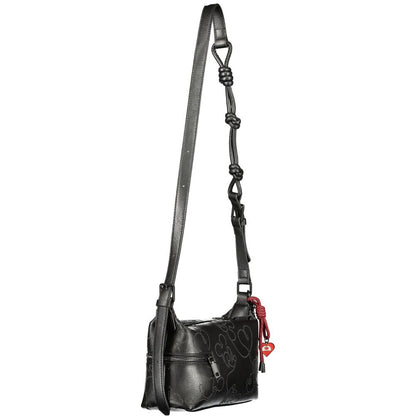 Sac à main Desigual femme Mickey Lines Huntington en polyuréthane noir – DE-43319