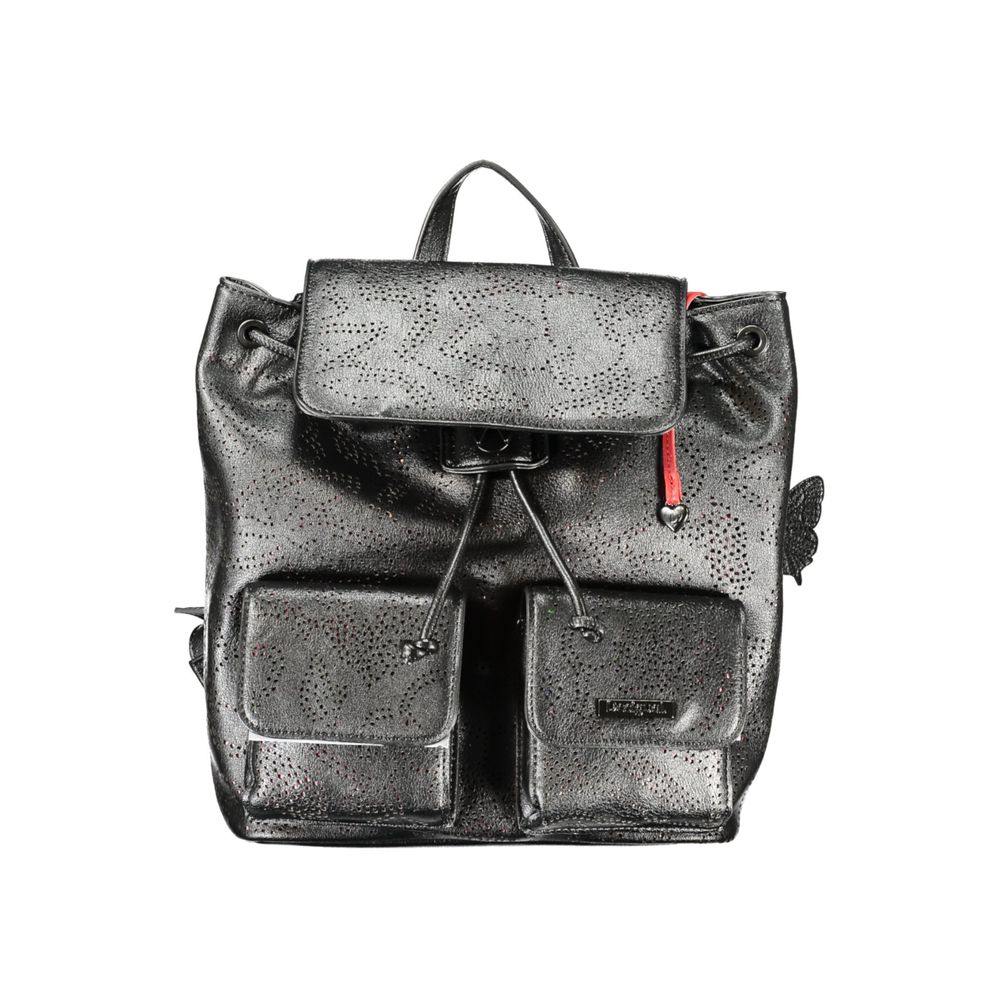 Sac porté épaule Desigual femme Galaxy Leiria en polyuréthane noir – DE-43325