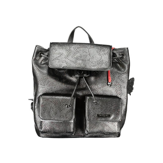 Sac porté épaule Desigual femme Galaxy Leiria en polyuréthane noir – DE-43325
