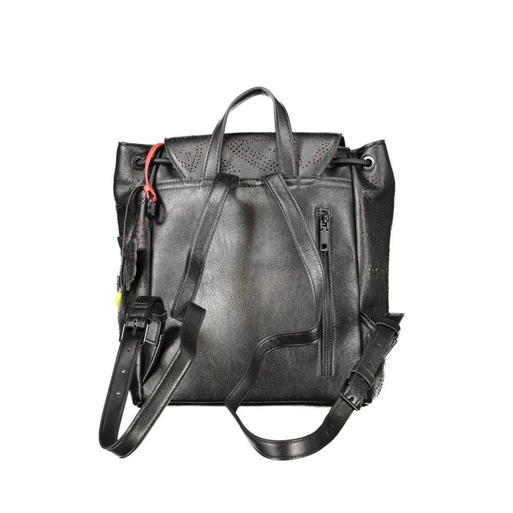 Sac porté épaule Desigual femme Galaxy Leiria en polyuréthane noir – DE-43325