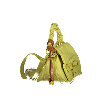 Sac à main Desigual femme mini Rodio Naron à rabat en polyuréthane jaune – DE-43344
