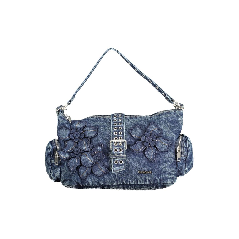 Sac à main Desigual femme Curio Banaba en coton bleu – DE-43346
