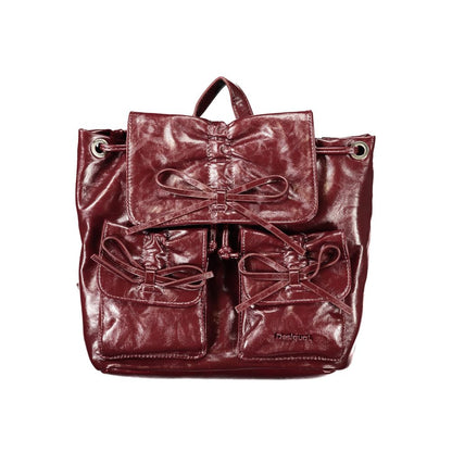 Sac à dos Desigual femme Rodio Prisa en polyuréthane bordeaux – DE-43338
