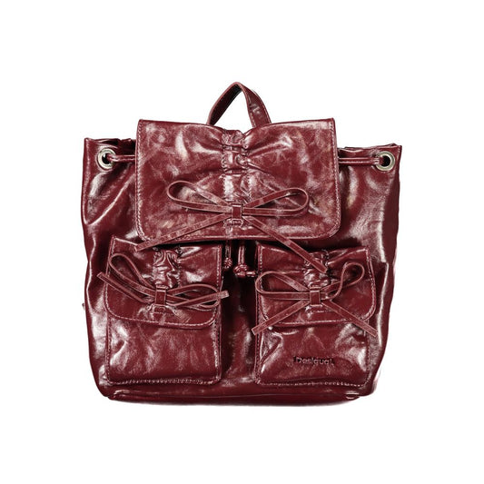 Sac à dos Desigual femme Rodio Prisa en polyuréthane bordeaux – DE-43338