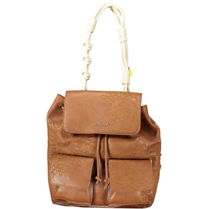 Sac à dos Desigual femme mini Sierra Prisa en polyuréthane marron – DE-43349